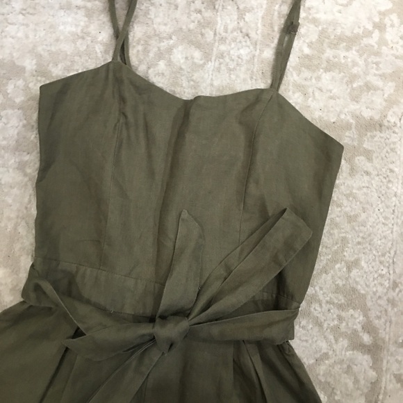 Olive Green Mini Romper - Picture 5 of 9